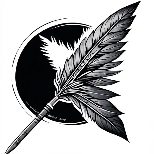 Indian Arrow tattoo design idea