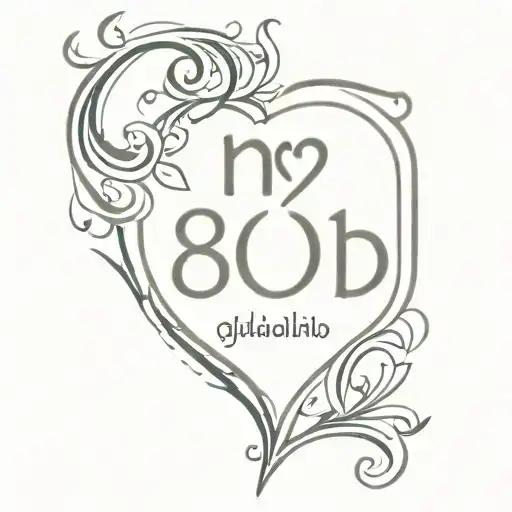 i want this sentence tattoo "حتي تحترق النجوم" in this arabic font exactly and under it letters N and S with heart  tattoo design idea