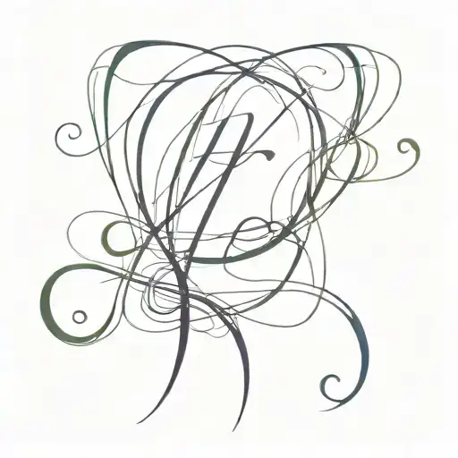 It should have a style that resembles a tattoo. It needs to be striking and memorable. The text "HD" and the number 5 sh tattoo design idea