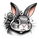 bugs bunny rabbit tattoo design idea
