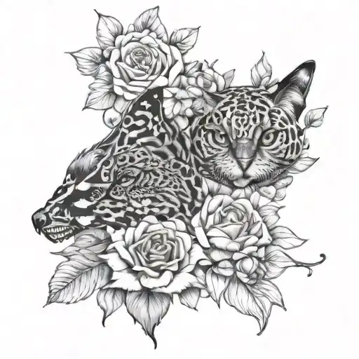 Anna and Monica tattoo design idea