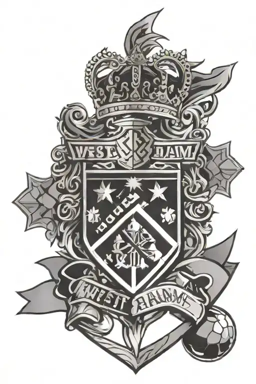 west ham logos tattoo design idea