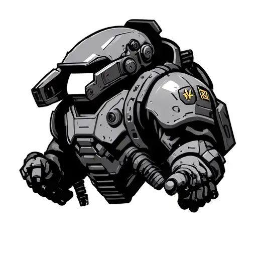 Helldivers 2 tattoo design idea