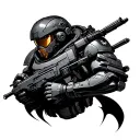 Helldivers 2 tattoo design idea