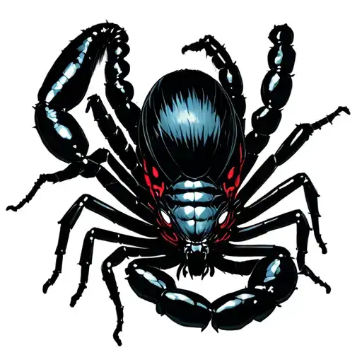 kaneki tokyo ghoul centipede with spider tattoo design idea