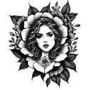 Dark Romance tattoo design idea
