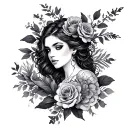 Dark Romance tattoo design idea