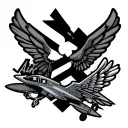 Air Force tattoo design idea