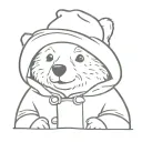 paddington bear tattoo design idea