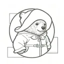 paddington bear tattoo design idea