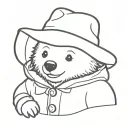paddington bear tattoo design idea