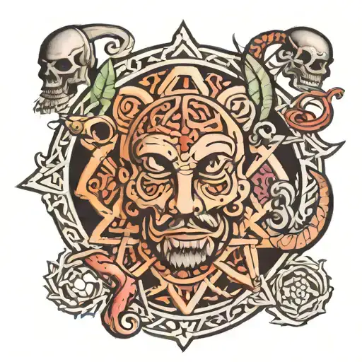 Jewish rape meat tattoo design idea