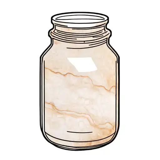 alabaster jar tattoo design idea