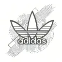 adidas logo tattoo design idea