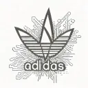 adidas logo tattoo design idea