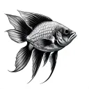 Angelfish tattoo design idea