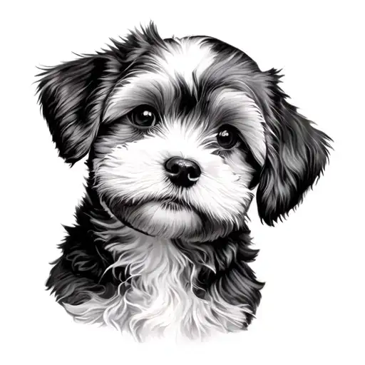 Cavoodle tattoo design idea