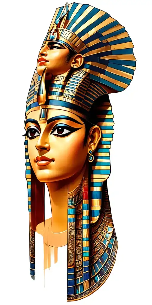 egyptian god tattoo design idea