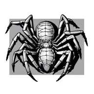 Spider tattoo design idea