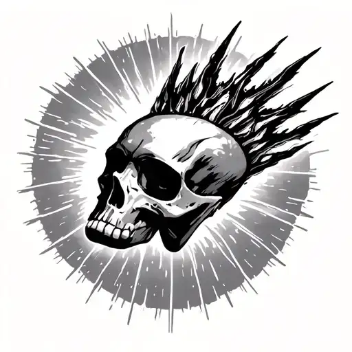 Burning Man tattoo design idea