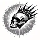 Burning Man tattoo design idea