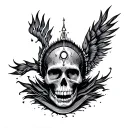 Burning Man tattoo design idea