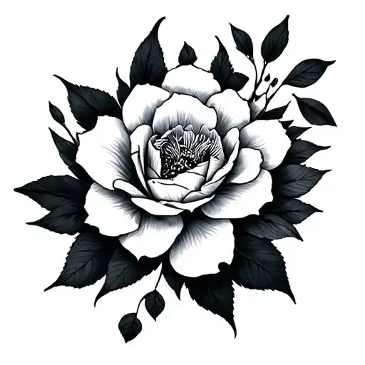 Quiet tattoo design idea