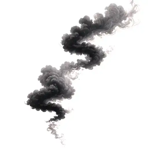 Filler Clouds and Smoke tattoo design idea