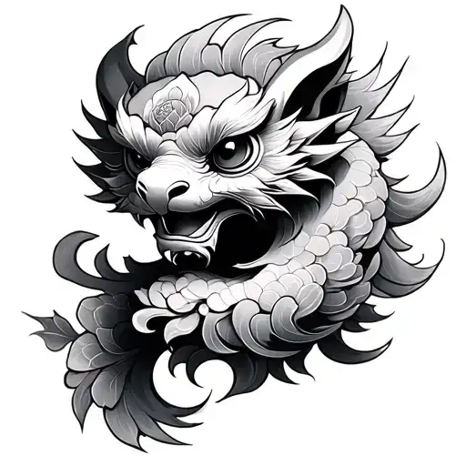 Pixiu tattoo design idea