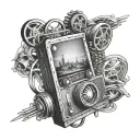 Cinema tattoo design idea