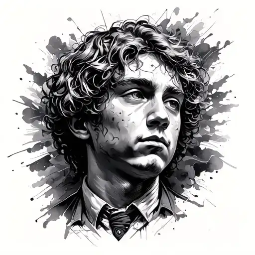 I want you to make a tattoo for me, i want it to be definition of philosophy with accents of art and music making by boy tattoo design idea