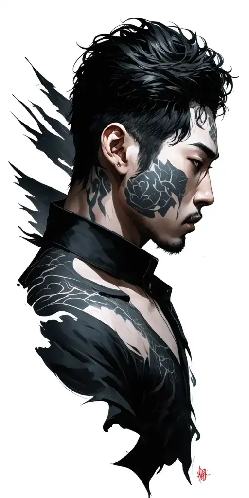 solo leveling sung jin woo tattoo design idea