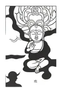 Buddha tattoo design idea