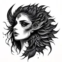 Mor Pankh tattoo design idea