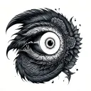 Mor Pankh tattoo design idea