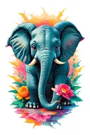 dumbo tattoo design idea