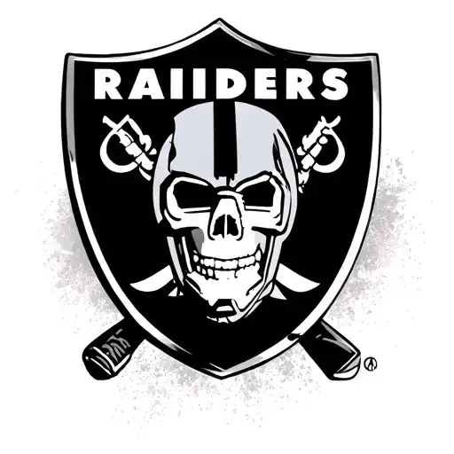 raiders logo tattoo design idea