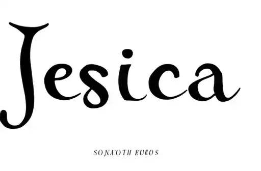 "Jessica" tattoo design idea