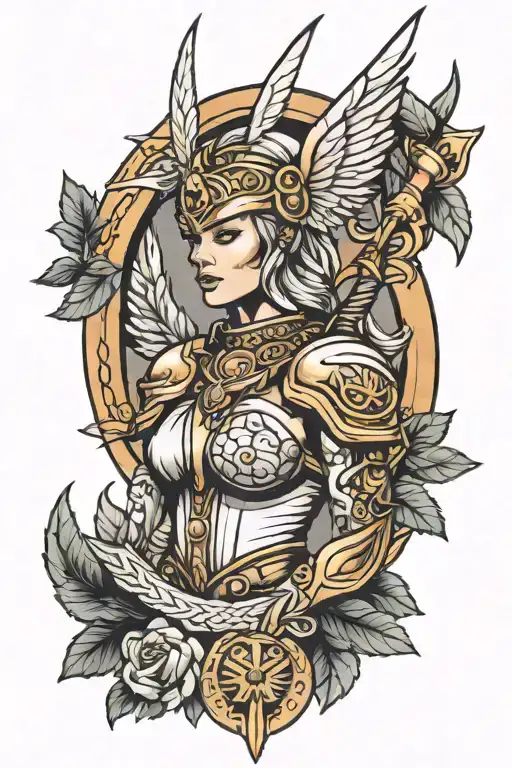 VALKYRIE tattoo design idea