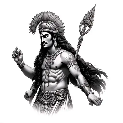 mahabharat t tattoo design idea