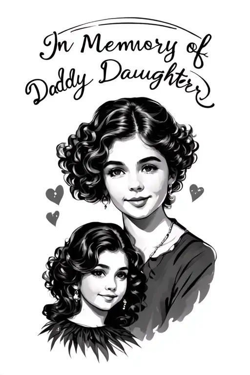 in memory of my daddy daughter tattoos tattoo design idea