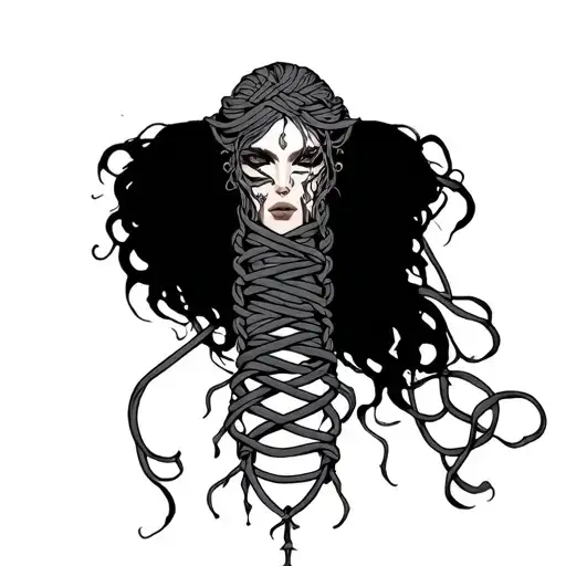 Shibari tattoo design idea