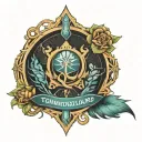 logo tomorrowland  tattoo design idea