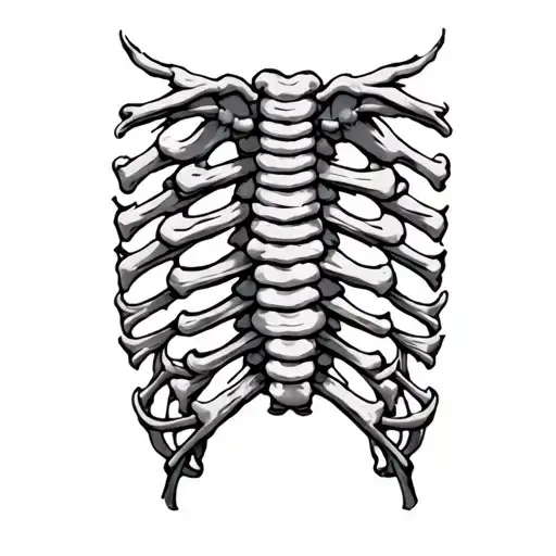 spinal cord with the word father engraved in it tattoo design idea