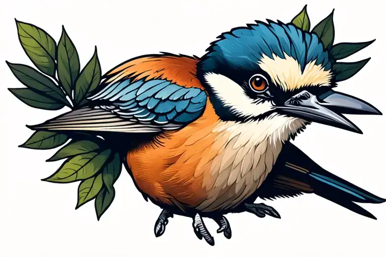 Kookaburra tattoo design idea