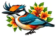 Kookaburra tattoo design idea