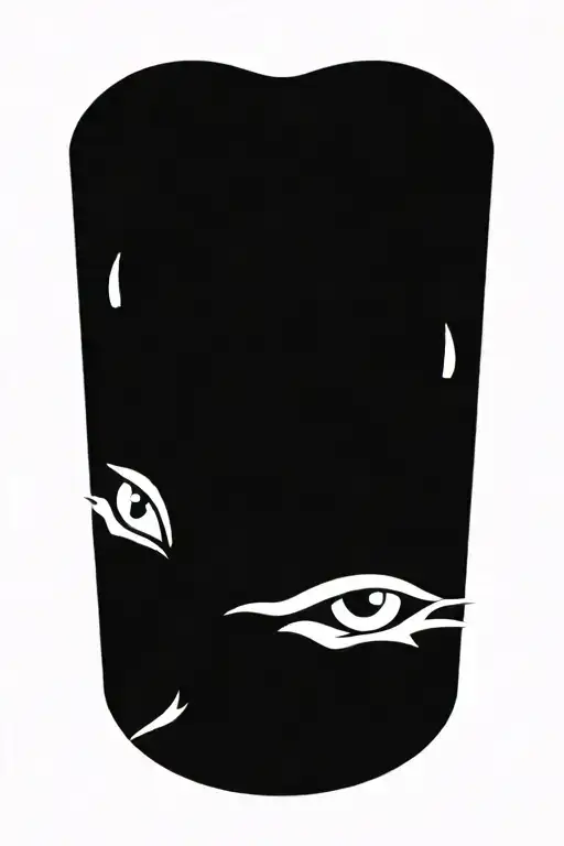 mid evil dragon face tattoo design idea