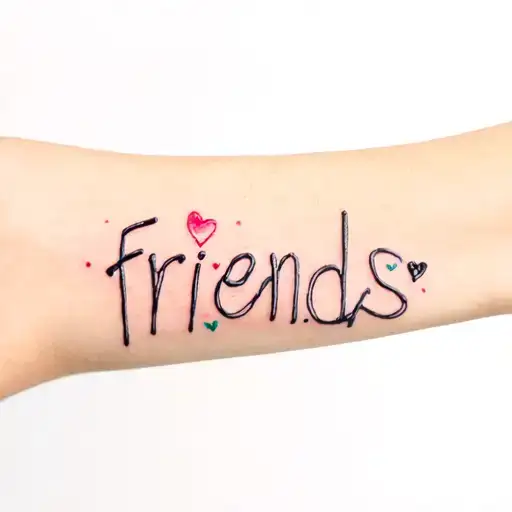 Friends Tv Show tattoo design idea
