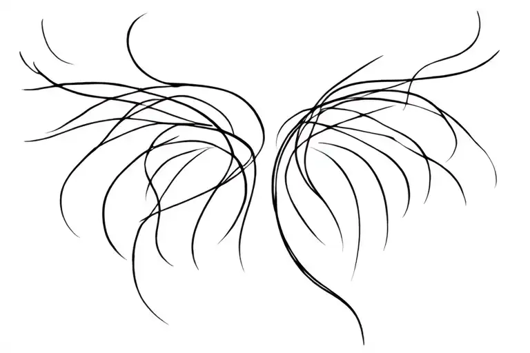 pubic hair tattoo design idea
