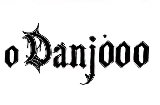 "o Danjooo" tattoo design idea
